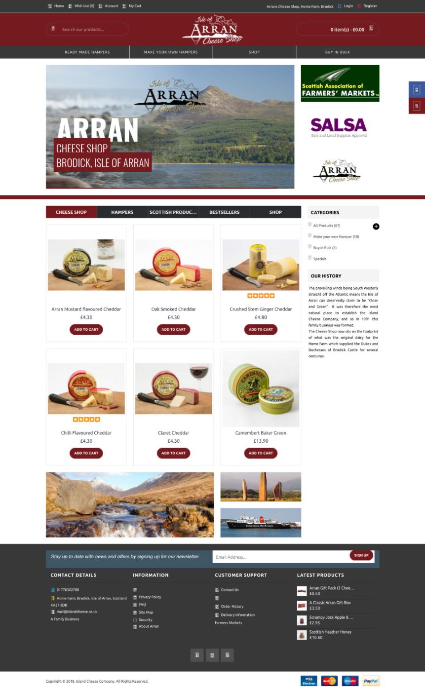 arrans cheese shop